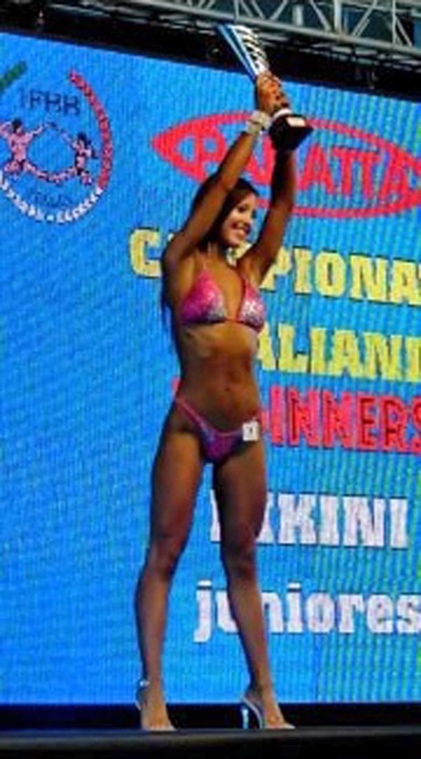 Maila Cordeschi campionessa italiana IFBB beginner under 23